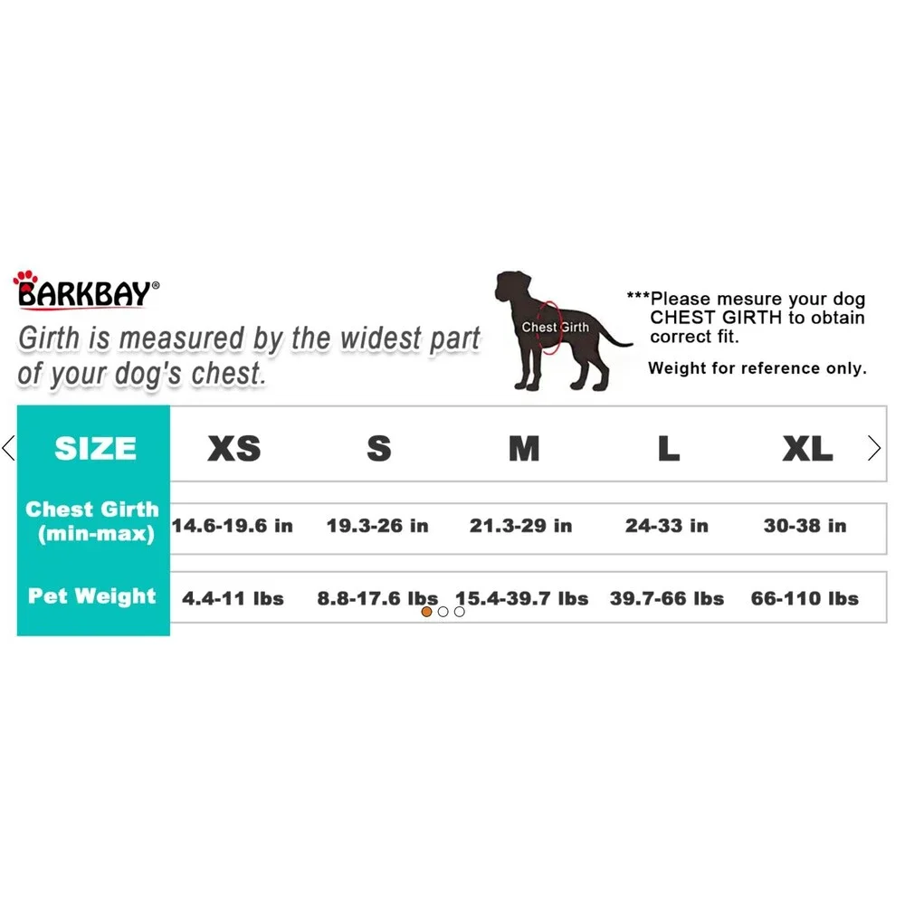 BARKBAY Dog Harness No Pull for Small Dogs - Adjustable, Reflective, Xtra Small